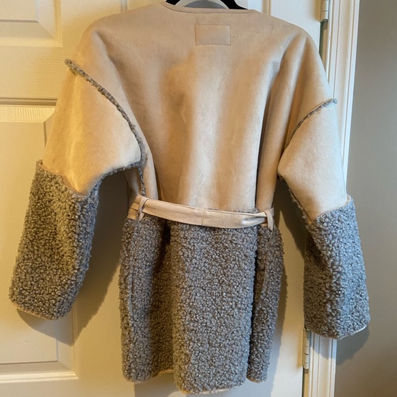 Lucky Brand Shearling/Suede Coat - Picture 2 of 8